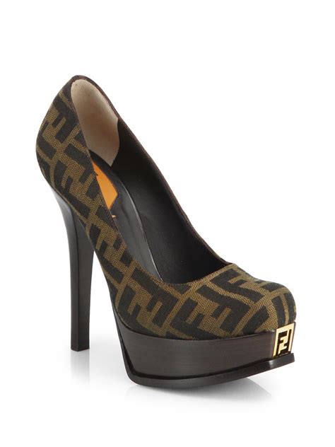 fendi platform pumps